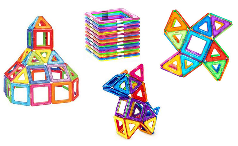 磁性建構片玩具組建各種造型