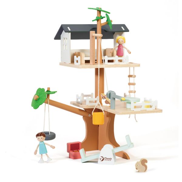 夢幻樹屋-木製娃娃屋
